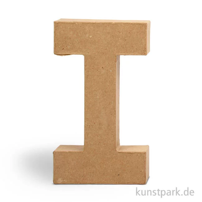 Artikelbild 1 des Artikels “Pappmaché-Buchstaben - handgearbeitet 20,5 cm Einzeln | I“