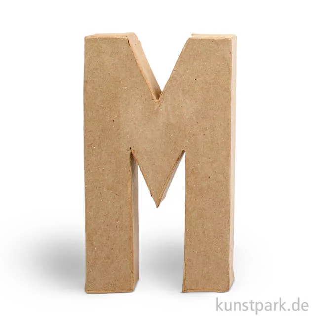 Artikelbild 1 des Artikels “Pappmaché-Buchstaben - handgearbeitet 20,5 cm Einzeln | M“