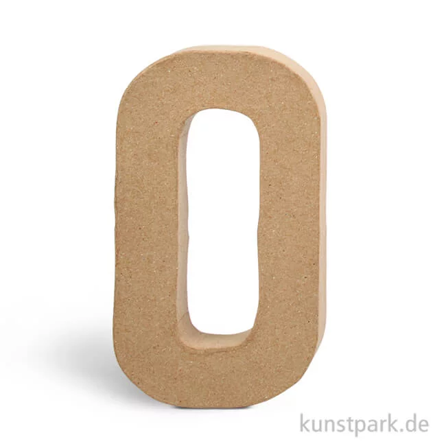 Artikelbild 1 des Artikels “Pappmaché-Buchstaben - handgearbeitet 20,5 cm Einzeln | O“