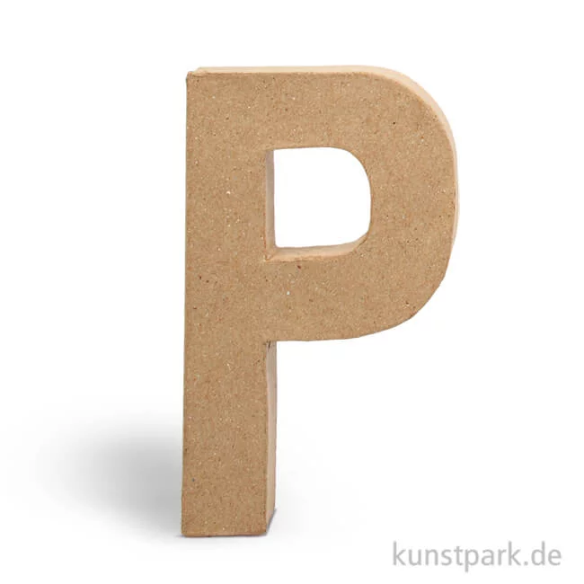 Artikelbild 1 des Artikels “Pappmaché-Buchstaben - handgearbeitet 20,5 cm Einzeln | P“