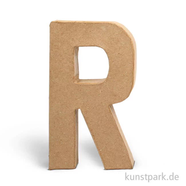 Artikelbild 1 des Artikels “Pappmaché-Buchstaben - handgearbeitet 20,5 cm Einzeln | R“