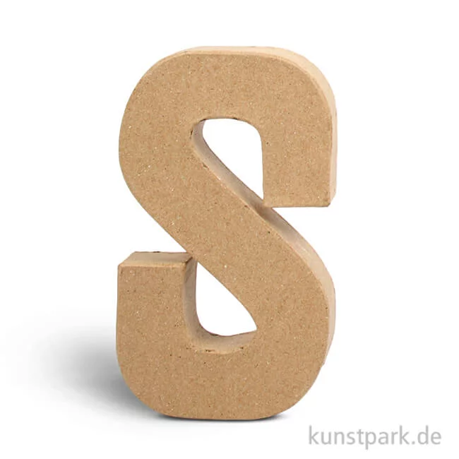 Artikelbild 1 des Artikels “Pappmaché-Buchstaben - handgearbeitet 20,5 cm Einzeln | S“