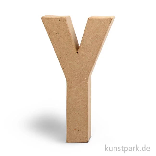 Artikelbild 1 des Artikels “Pappmaché-Buchstaben - handgearbeitet 20,5 cm Einzeln | Y“