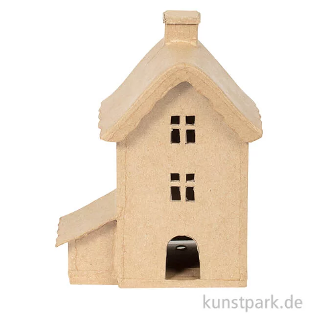 Artikelbild 1 des Artikels “Pappmaché Haus hoch, 13 x 7,5 x 16,5 cm “