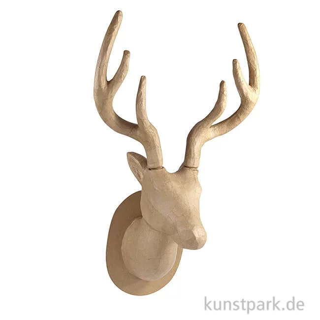 Artikelbild 1 des Artikels “Pappmaché - Hirsch Trophäe, groß “