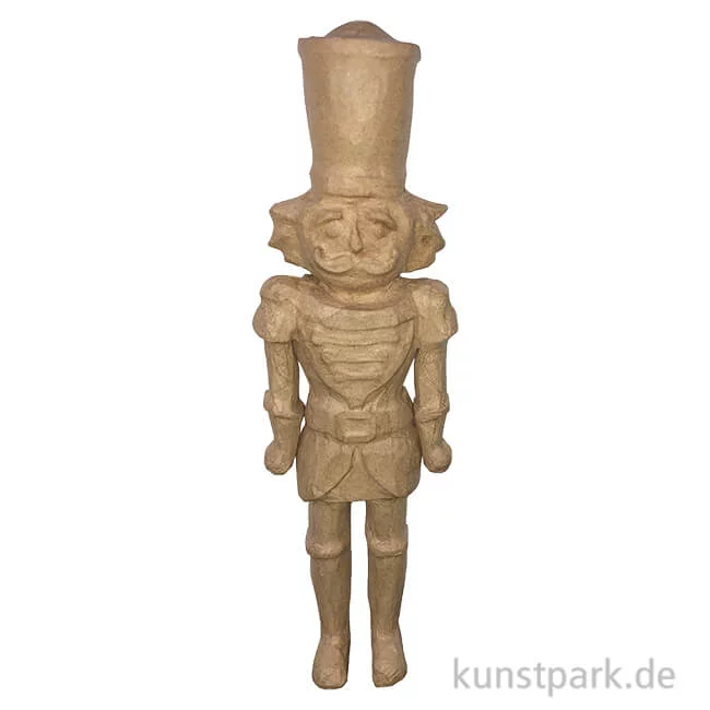 Artikelbild 1 des Artikels “Pappmaché Nussknacker, 3,5 x 6,5 x 22 cm “