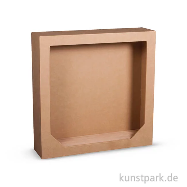 Artikelbild 1 des Artikels “Pappmaché-Rahmen mit Holzsteckboden “