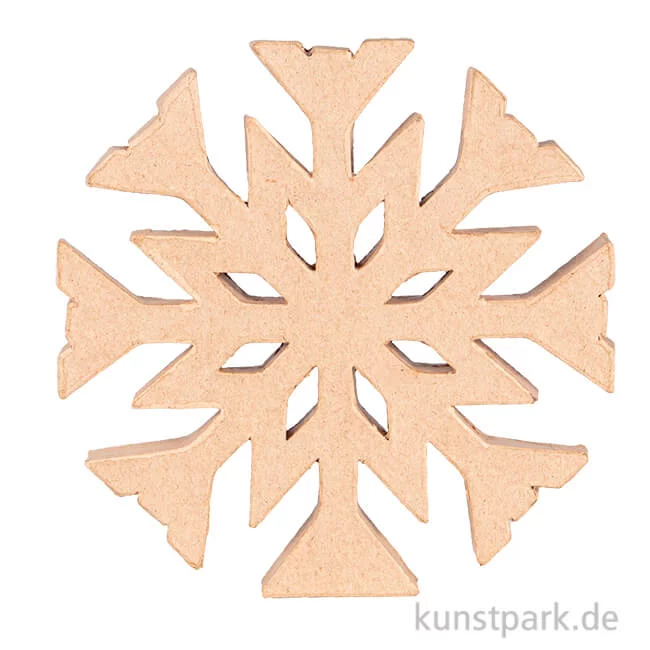 Artikelbild 1 des Artikels “Pappmaché Schneeflocke, 1,5 x 20 x 20 cm “