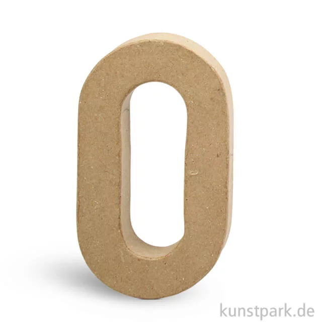 Artikelbild 1 des Artikels “Pappmaché-Zahlen - handgearbeitet, Höhe 20,5 cm, Dicke 2,5 cm Einzeln | 0.“