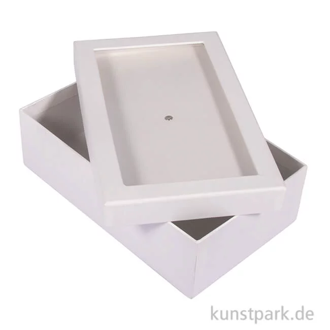 Artikelbild 1 des Artikels “Pappmache Box mit Schütteldeckel, Weiß Größe 20x12,5x7 cm “
