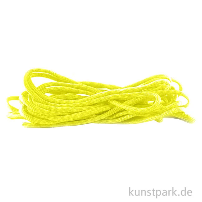Artikelbild 1 des Artikels “Paracord Schnur - hoch reißfest aus Nylon, 2 x 4 mm, 5 Meter 5 m | Gelb“