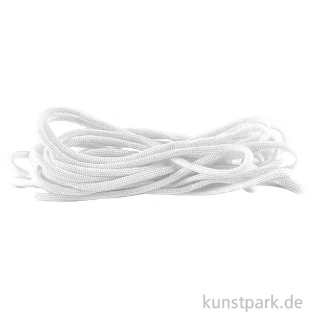 Artikelbild 1 des Artikels “Paracord Schnur - hoch reißfest aus Nylon, 2 x 4 mm, 5 Meter 5 m | Weiß“