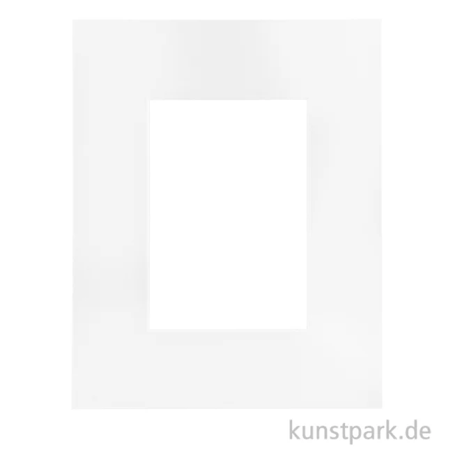 Artikelbild 1 des Artikels “Passepartout Rahmen, Weiß außen 40 x 50 cm / innen 28,5 x 38,5 cm“