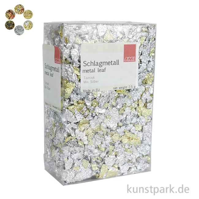 Artikelbild 1 des Artikels “Passione Schlagmetall-Flocken, groß, 3g “