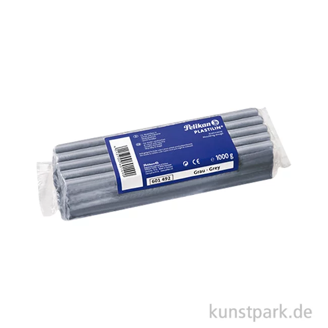 Artikelbild 1 des Artikels “Pelikan Plastilin Knetmasse, Grau, 1 kg “