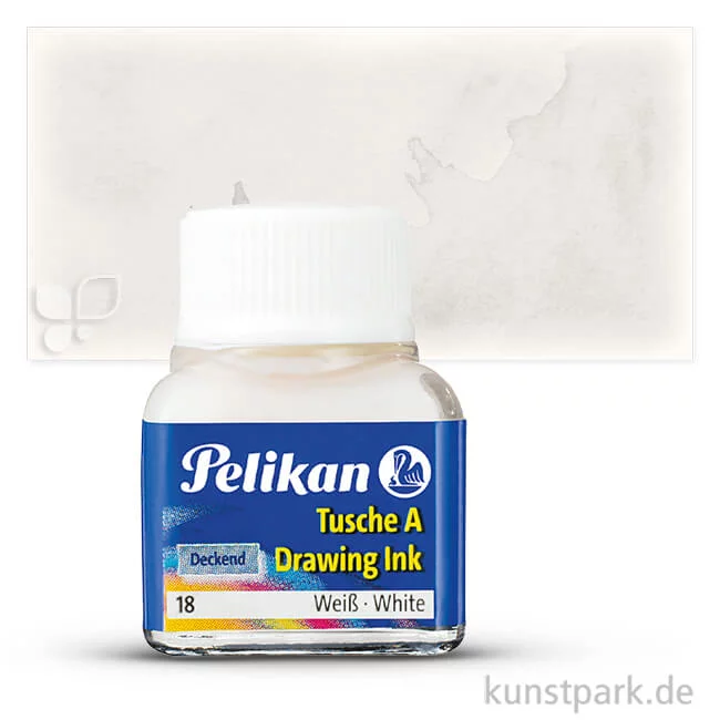 Artikelbild 1 des Artikels “Pelikan Tusche A 10 ml | Weiß“