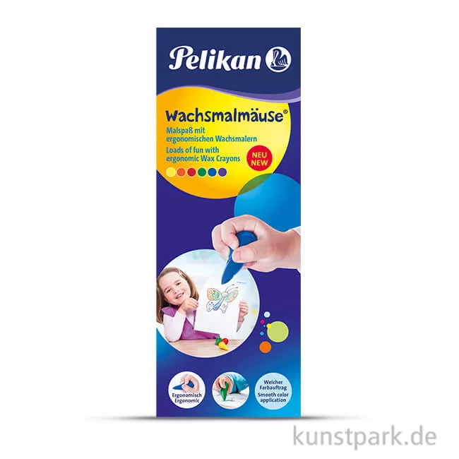 Artikelbild 1 des Artikels “Pelikan Wachsmalmäuse 6er Geschenkset “
