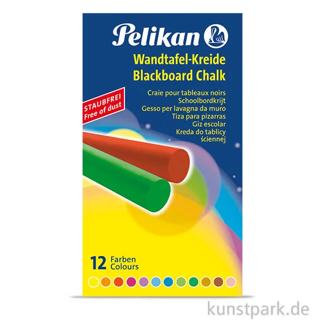 Artikelbild 1 des Artikels “Pelikan Wandtafelkreide - Bunt, 12 Stück “