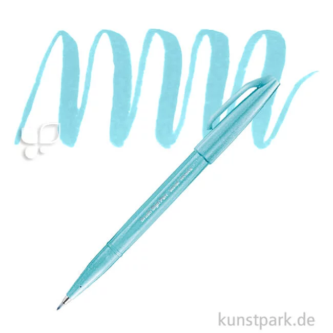 Artikelbild 1 des Artikels “Pentel Arts Brush Sign Pen Einzelstift | Pastell Blau“