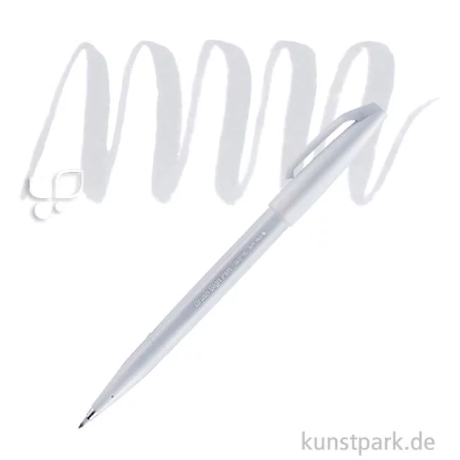 Artikelbild 1 des Artikels “Pentel Arts Brush Sign Pen Einzelstift | Pastell Grau“