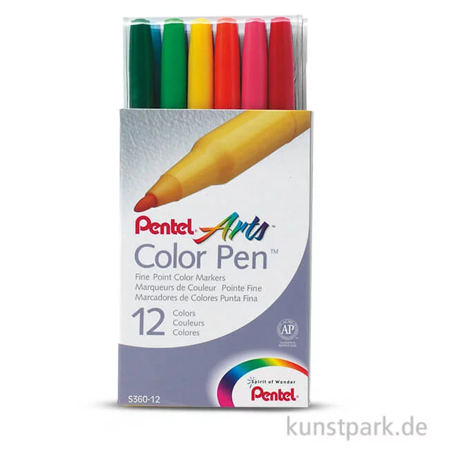 Artikelbild 1 des Artikels “Pentel Arts Colour Pen 12er Set “