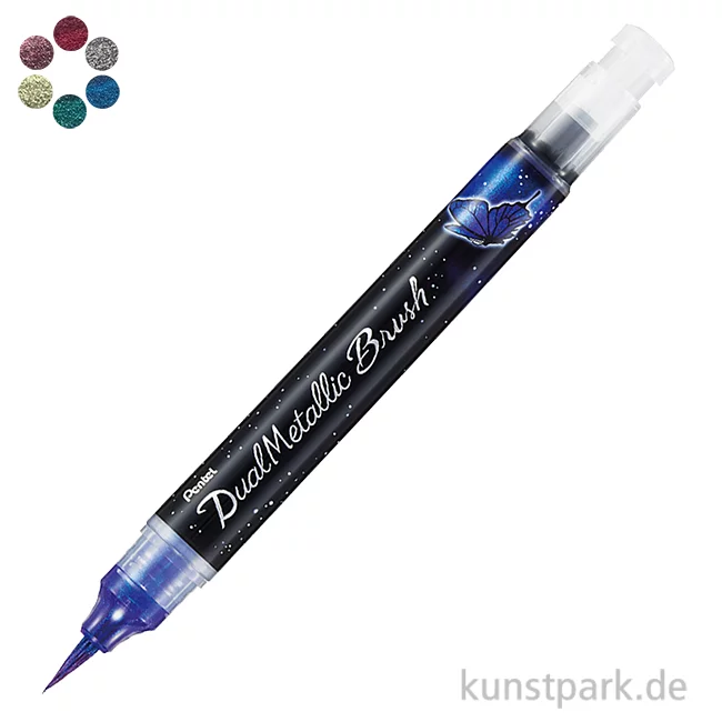 Artikelbild 1 des Artikels “Pentel Dual Metallic Brush - Glitzer Pen “