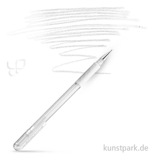Artikelbild 1 des Artikels “Pentel Hybrid Gel Grip Metallic 0,4 mm | Weiß“
