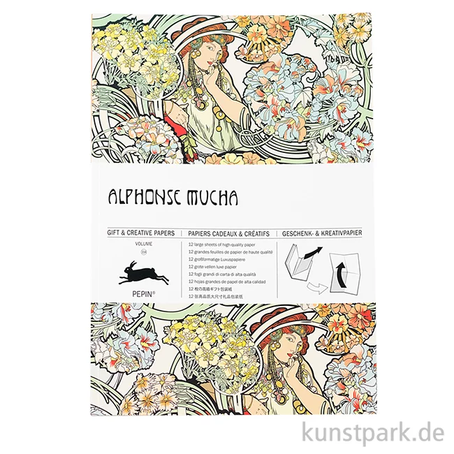 Artikelbild 1 des Artikels “PEPIN Kreativpapier Buch - Alphonse Mucha “