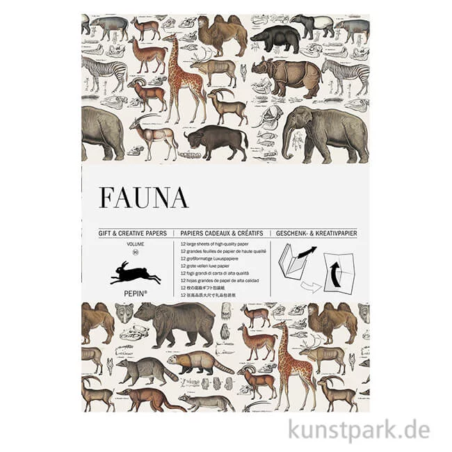 Artikelbild 1 des Artikels “PEPIN Kreativpapier Buch - Fauna “