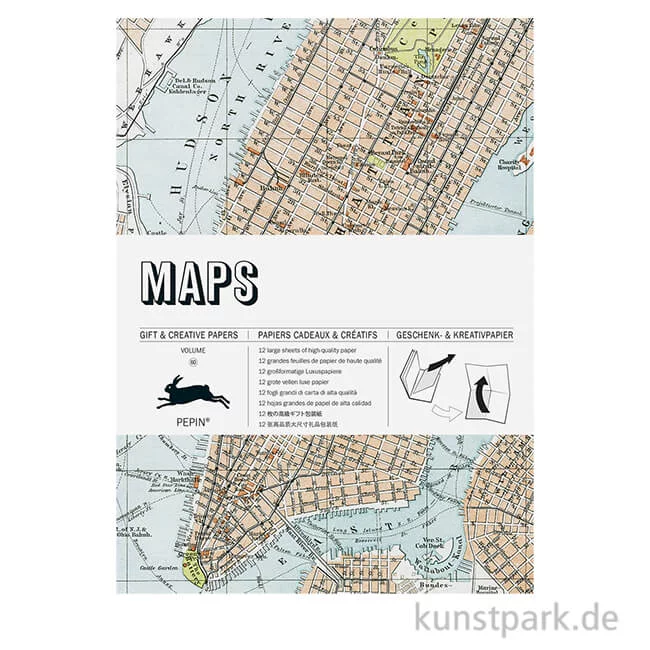 Artikelbild 1 des Artikels “PEPIN Kreativpapier Buch - Maps “