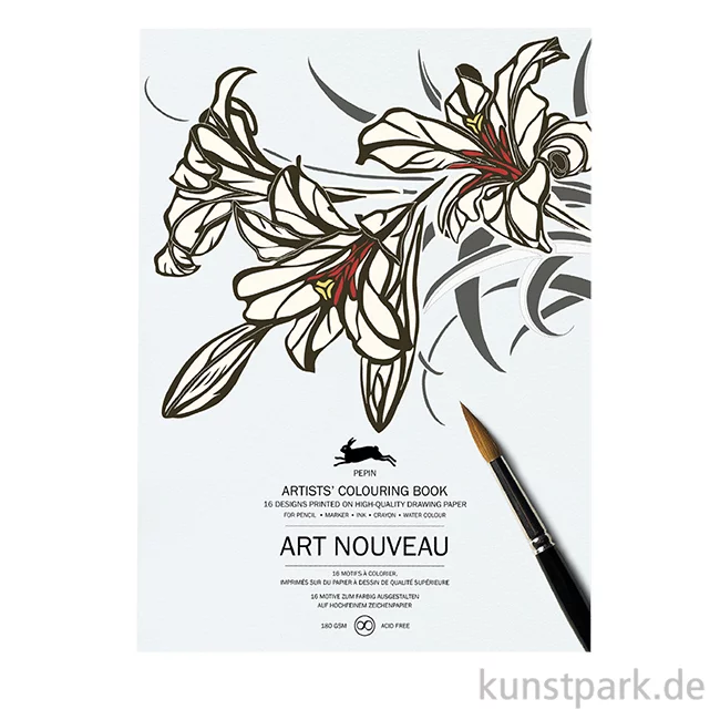 Artikelbild 1 des Artikels “PEPIN Künstler Malbuch - Art Nouveau “
