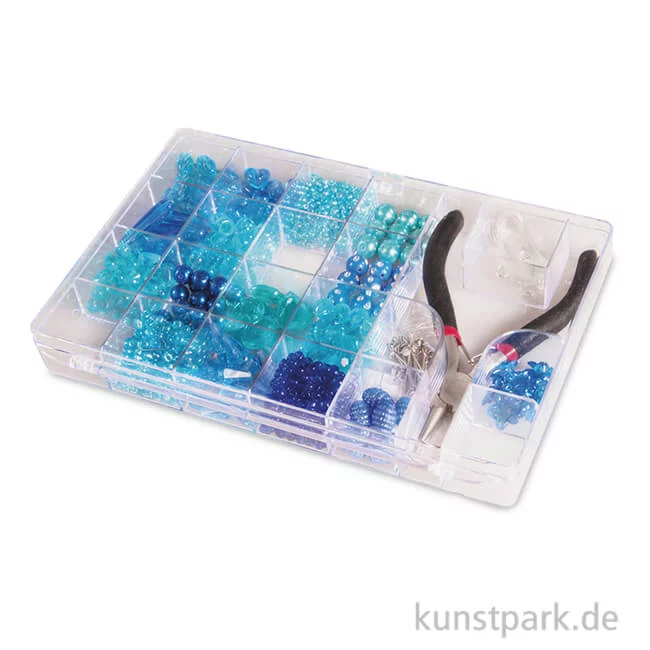 Artikelbild 1 des Artikels “Perlen-Box mit Zange, 185 g - Blau “