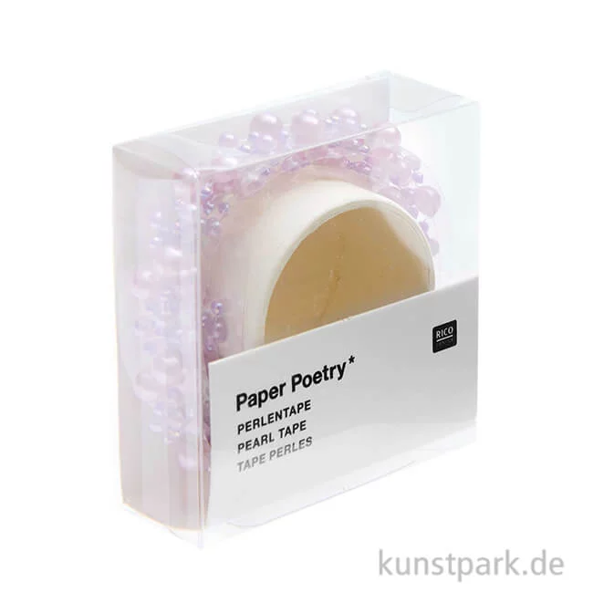 Artikelbild 1 des Artikels “Perlen Tape, Halbperlen Selbstklebend, Flieder, 1,9 x 50 cm “