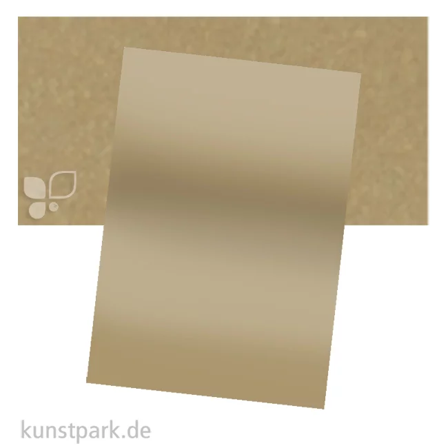 Artikelbild 1 des Artikels “Perlmuttkarton DIN A4, 250g/m² Einzelblatt | Altgold“