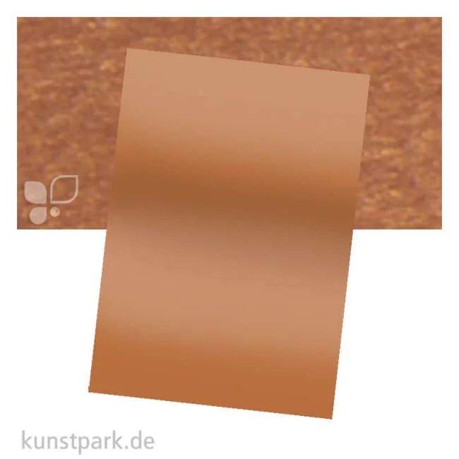 Artikelbild 1 des Artikels “Perlmuttkarton DIN A4, 250g/m² Einzelblatt | Kupfer“