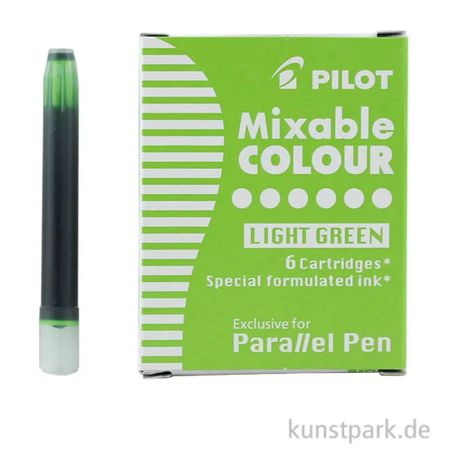 Artikelbild 1 des Artikels “Pilot Pen Patronen 6 Stück, Farbe Hellgrün “