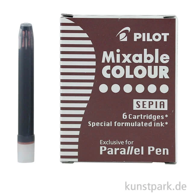 Artikelbild 1 des Artikels “Pilot Pen Patronen 6 Stück, Farbe Sepia Braun “