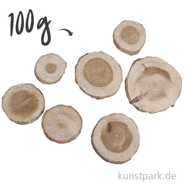 Artikelbild 1 des Artikels “Pinien-Scheiben rund, 3 - 5 cm, 100g sortiert “
