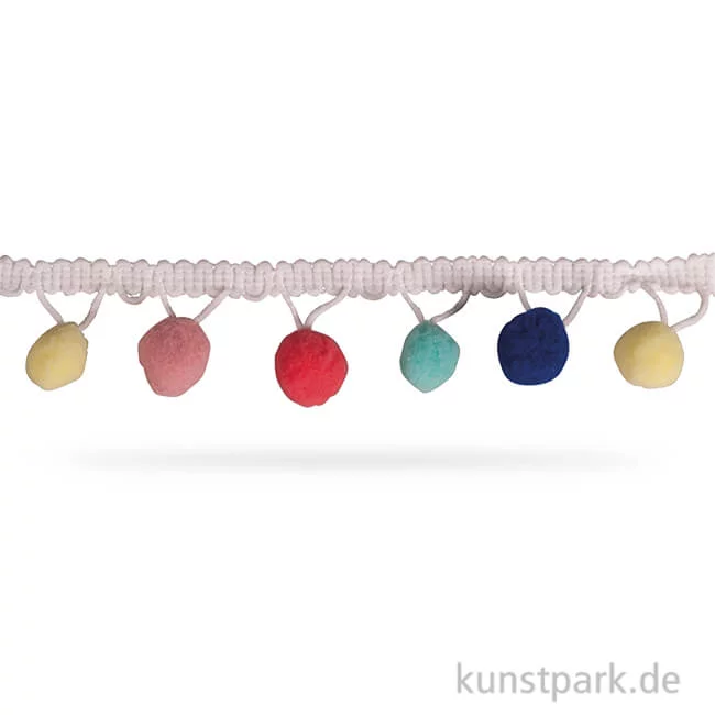 Artikelbild 1 des Artikels “Pompon-Borte - Pastelltöne, 2 m “