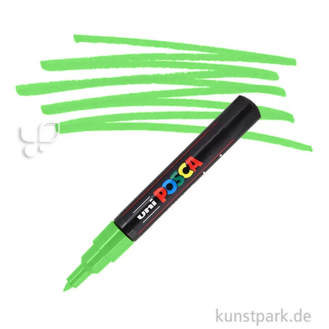 Artikelbild 1 des Artikels “POSCA Marker PC-1M - extrafein 0,7 mm Einzelstift | Hellgrün“