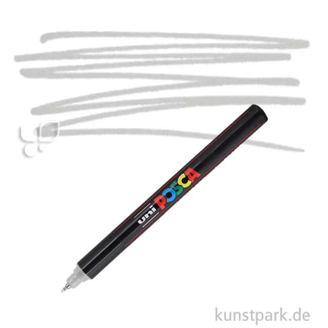 Artikelbild 1 des Artikels “POSCA Marker PC-1MR - extrafein 0,7 mm Einzelstift | Silber“