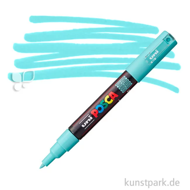 Artikelbild 1 des Artikels “POSCA Marker PC-3M - fein 0,9-1,3 mm Einzelstift | Aqua Grün“