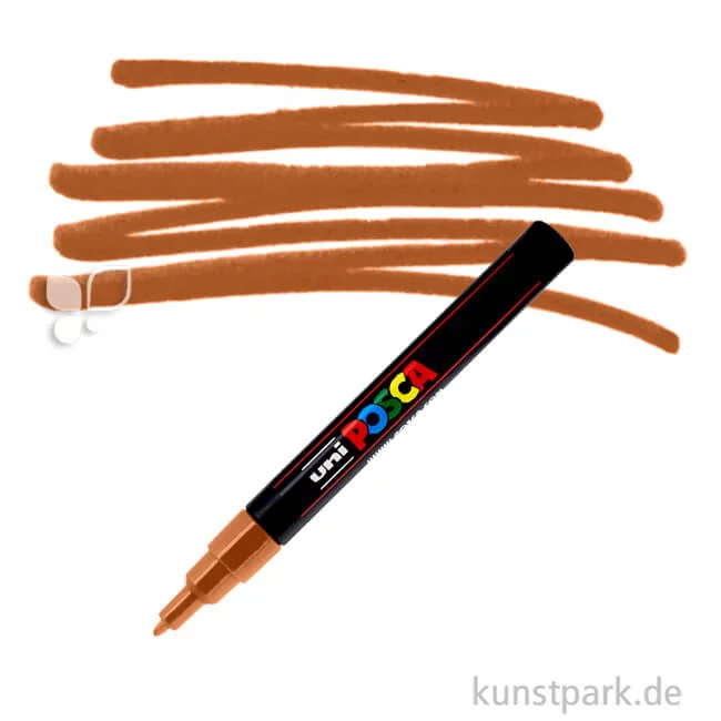Artikelbild 1 des Artikels “POSCA Marker PC-3M - fein 0,9-1,3 mm Einzelstift | Braun“
