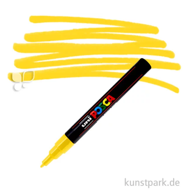 Artikelbild 1 des Artikels “POSCA Marker PC-3M - fein 0,9-1,3 mm Einzelstift | Gelb“