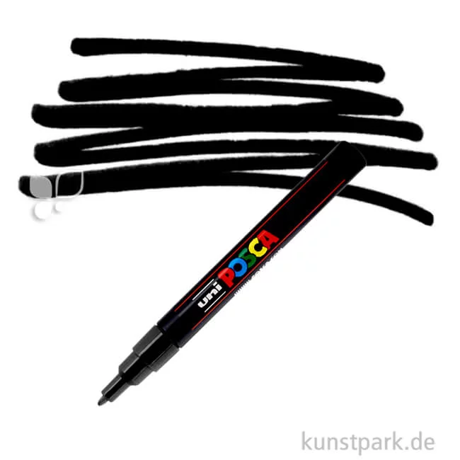 Artikelbild 1 des Artikels “POSCA Marker PC-3M - fein 0,9-1,3 mm Einzelstift | Schwarz“