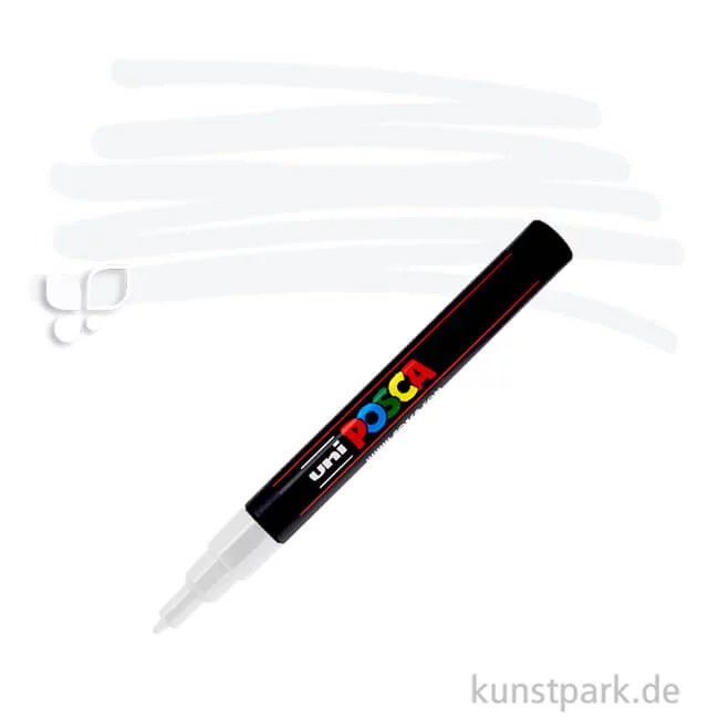 Artikelbild 1 des Artikels “POSCA Marker PC-3M - fein 0,9-1,3 mm Einzelstift | Weiß“