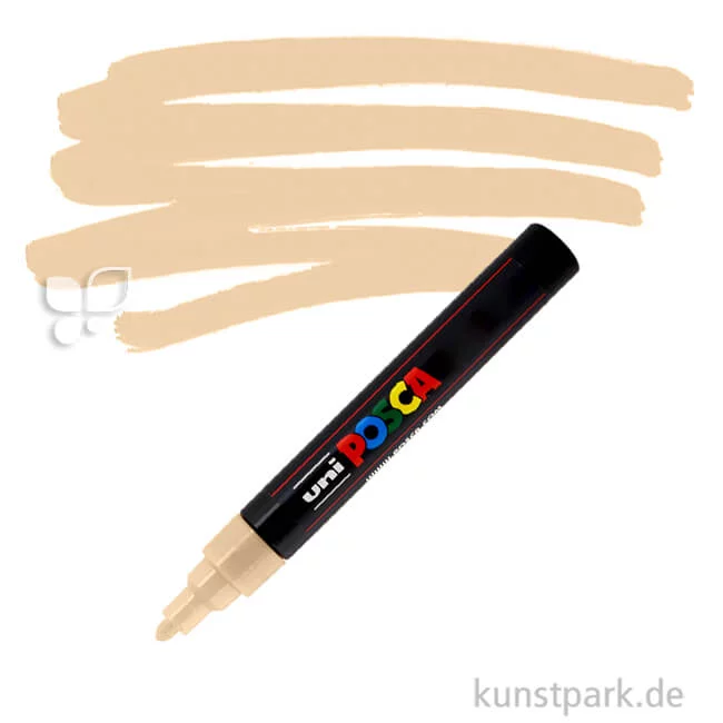 Artikelbild 1 des Artikels “POSCA Marker PC-5M - medium 1,8-2,5 mm Einzelstift | Beige“