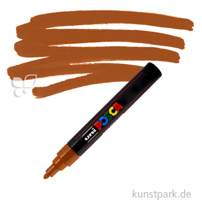 Artikelbild 1 des Artikels “POSCA Marker PC-5M - medium 1,8-2,5 mm Einzelstift | Braun“