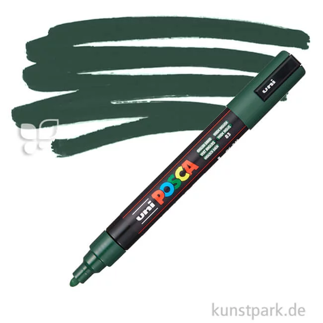 Artikelbild 1 des Artikels “POSCA Marker PC-5M - medium 1,8-2,5 mm Einzelstift | Englisch Grün“
