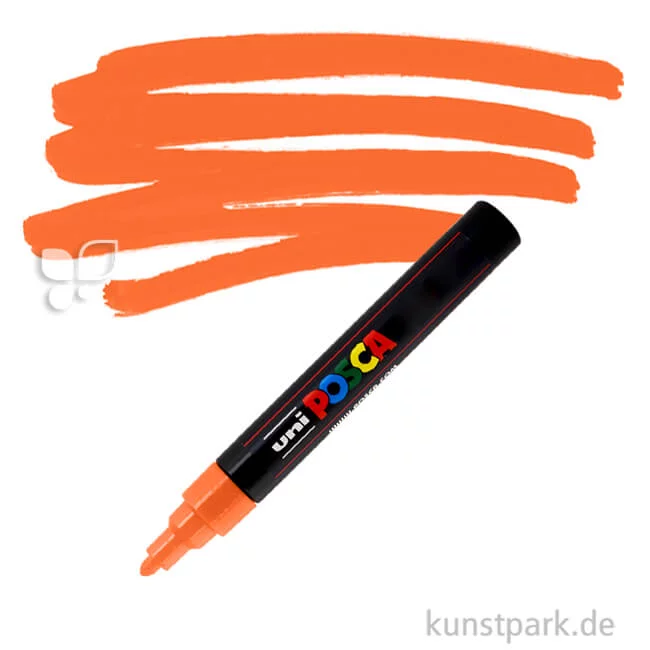 Artikelbild 1 des Artikels “POSCA Marker PC-5M - medium 1,8-2,5 mm Einzelstift | Orange“